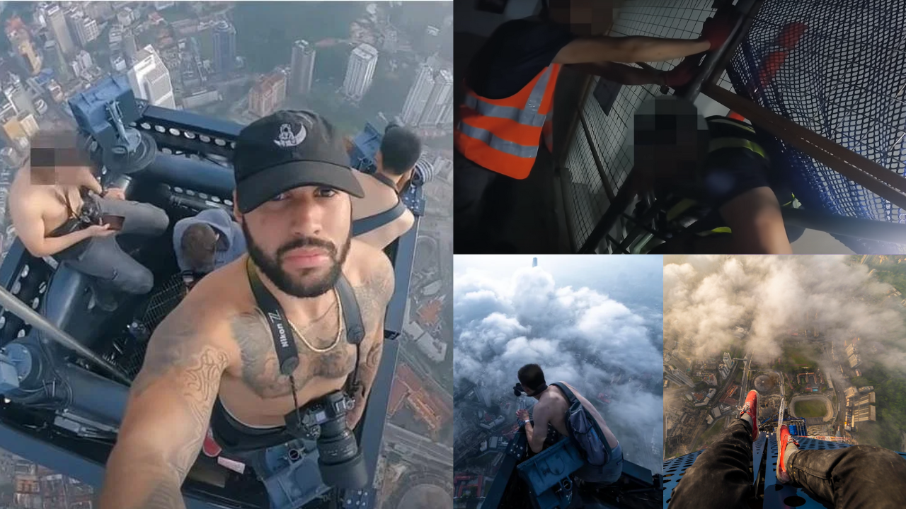 YouTuber Showed Off That He Had Climbed To The Top Of Merdeka 118 • MYC ...