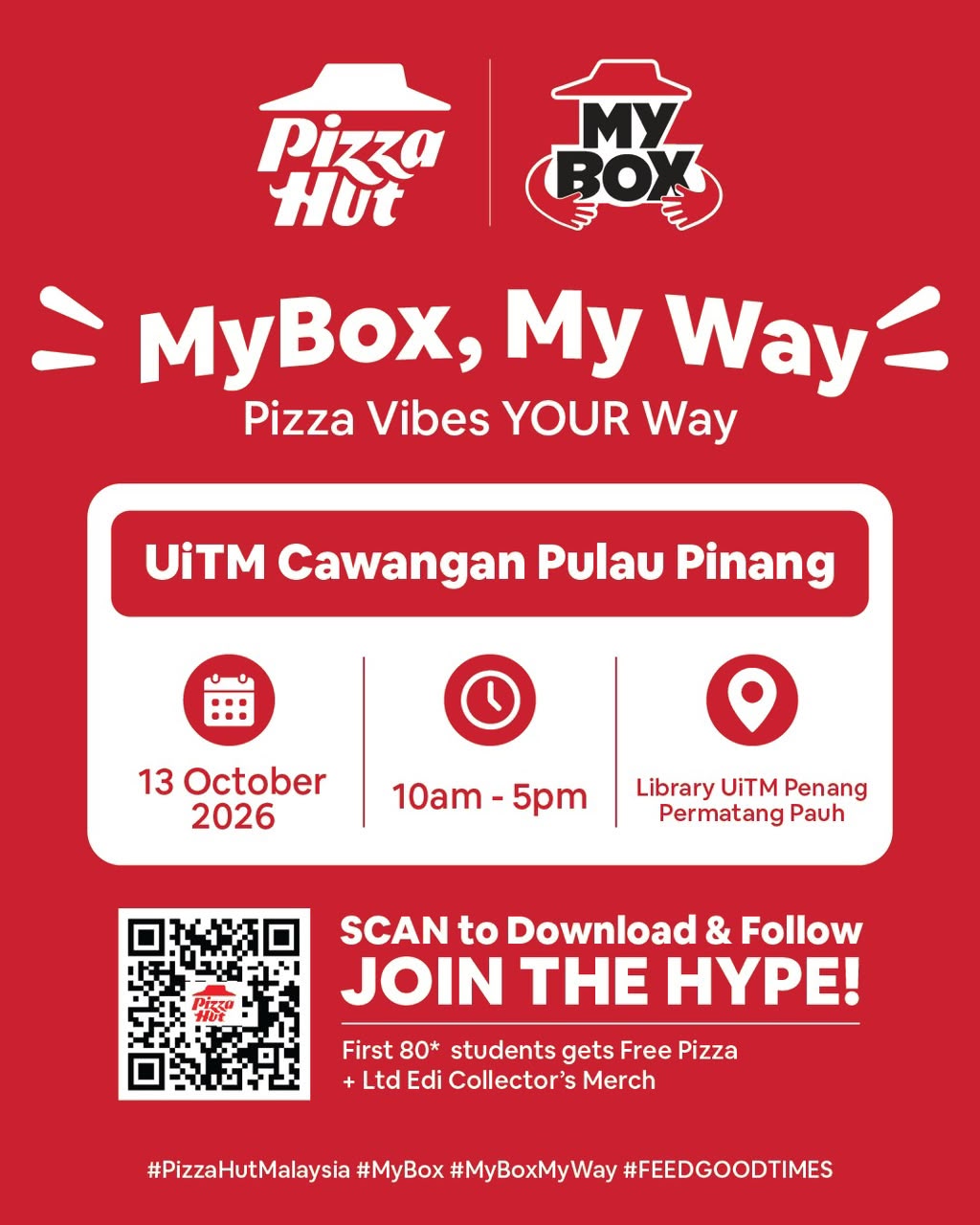 Pizza Hut My Box @ UiTM Pulau Pinang