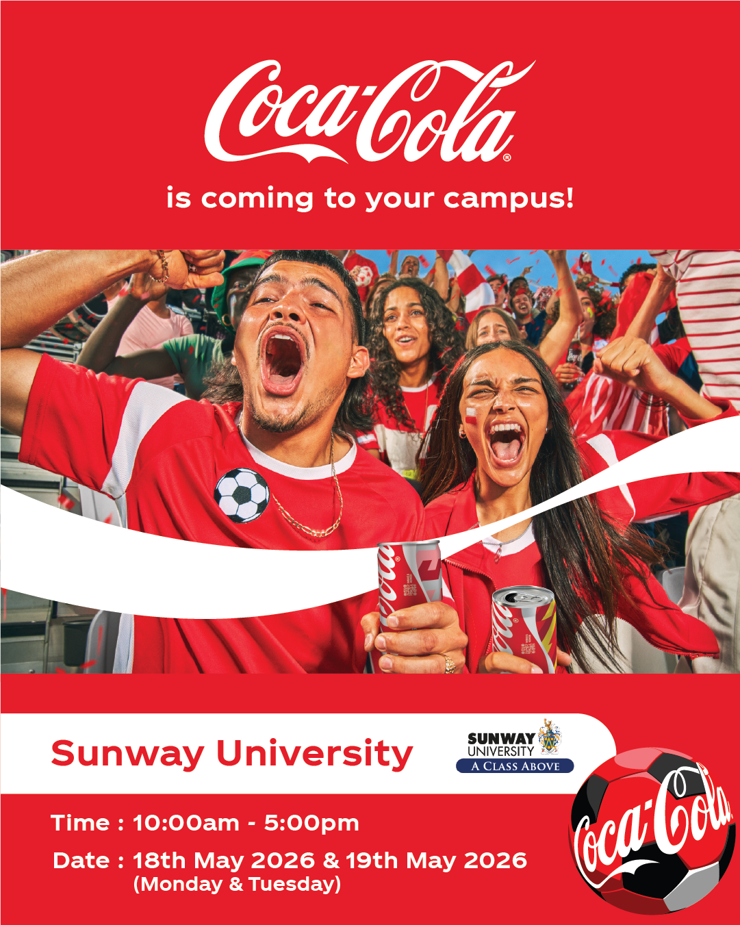 Coca Cola FIFA Campus Tour @ Sunway University
