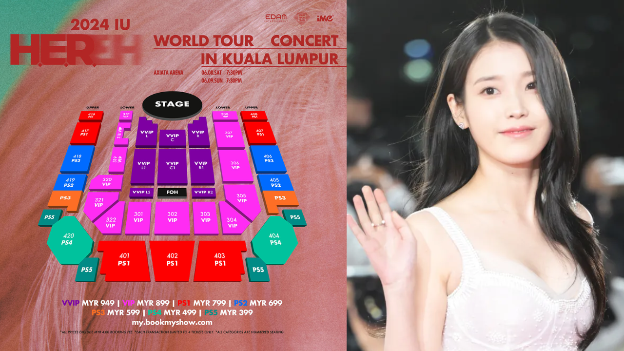 Check Out The Seating Plan And Ticket Rates For IU's 'H.E.R World Tour Concert' In KL!
