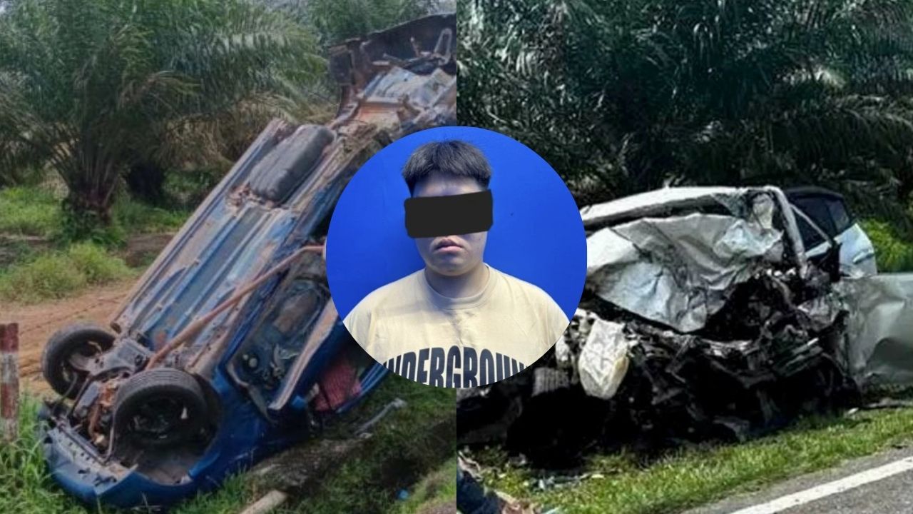 A family of four, including a 10-year-old girl, were among five killed after a BMW allegedly lost control in Kluang.