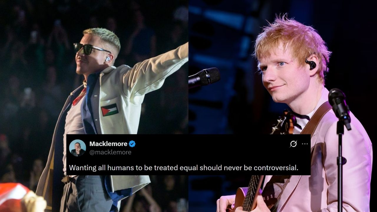 Macklemore Removed From Ed Sheeran’s US Tour After ‘Free Palestine’ Remarks