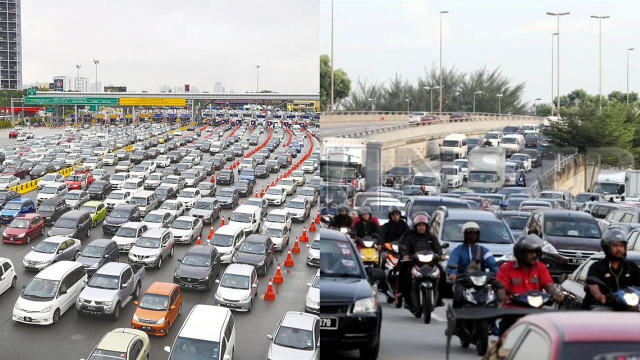Despite thousands working from home, Klang Valley roads were still bumper-to-bumper this morning.