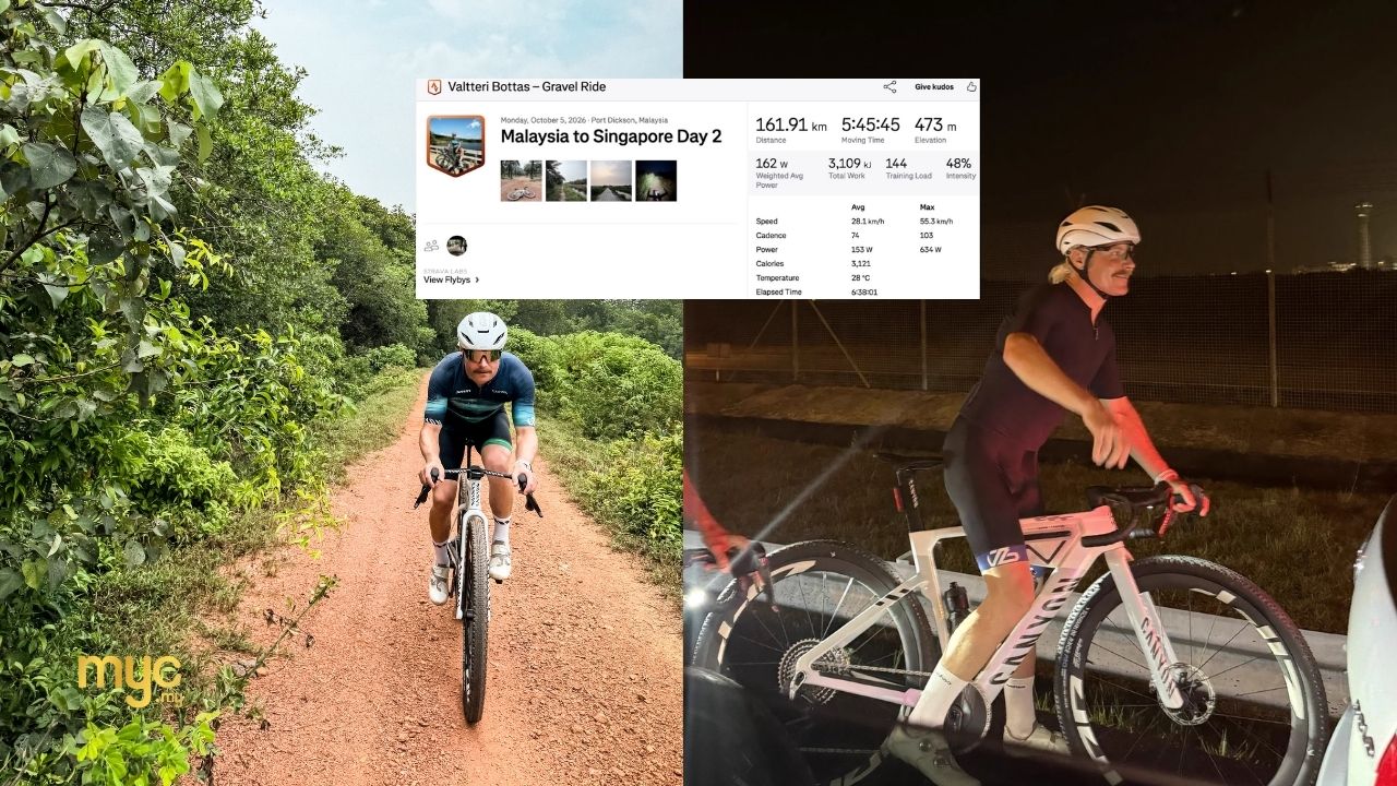 Valtteri Bottas Is Cycling 350km From Sepang To Singapore For The F1 Grand Prix