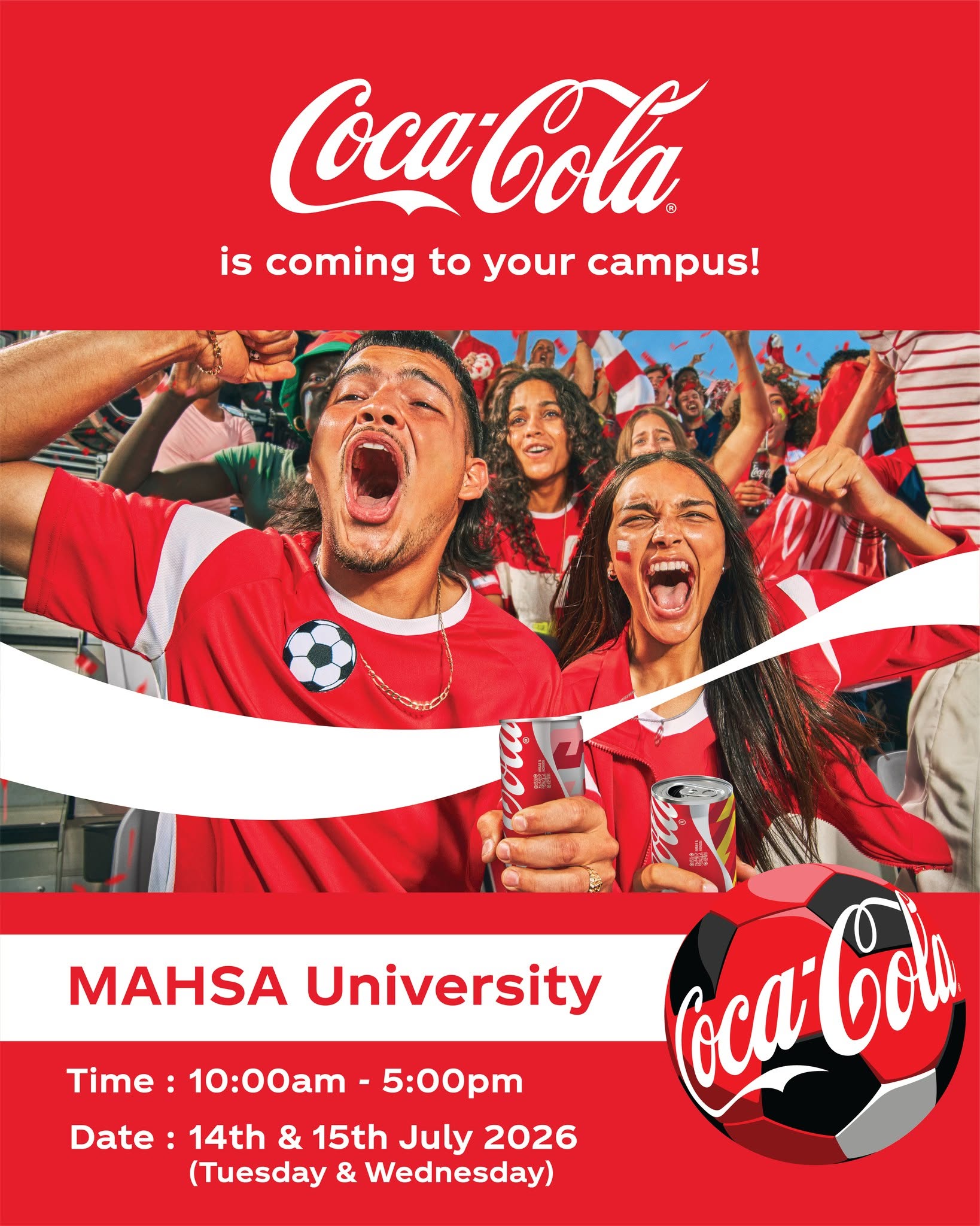 Coca Cola FIFA Campus Tour @ Mahsa University