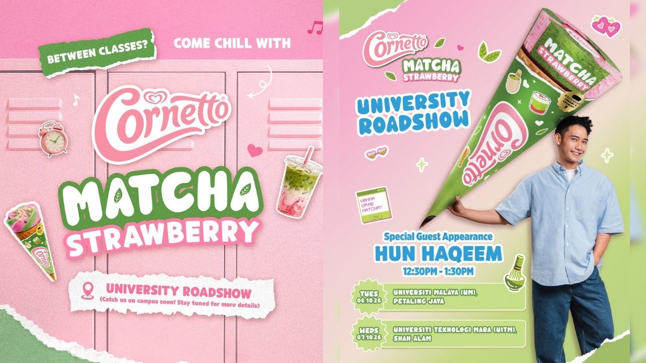 Cornetto Matcha Strawberry University Roadshow Brings Matcha Fun To Malaysian Campuses