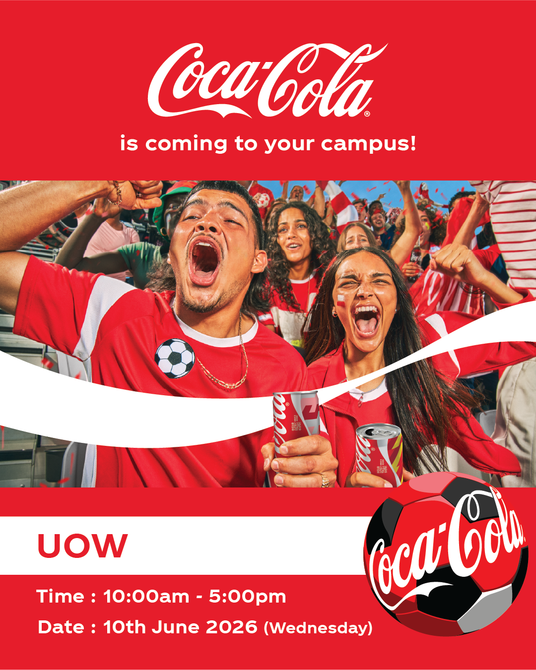 Coca Cola FIFA Campus Tour @ UOW