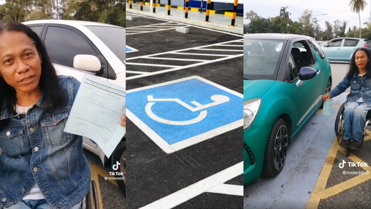 Disabled Man Fined RM20 For Parking In A Designated OKU Spot