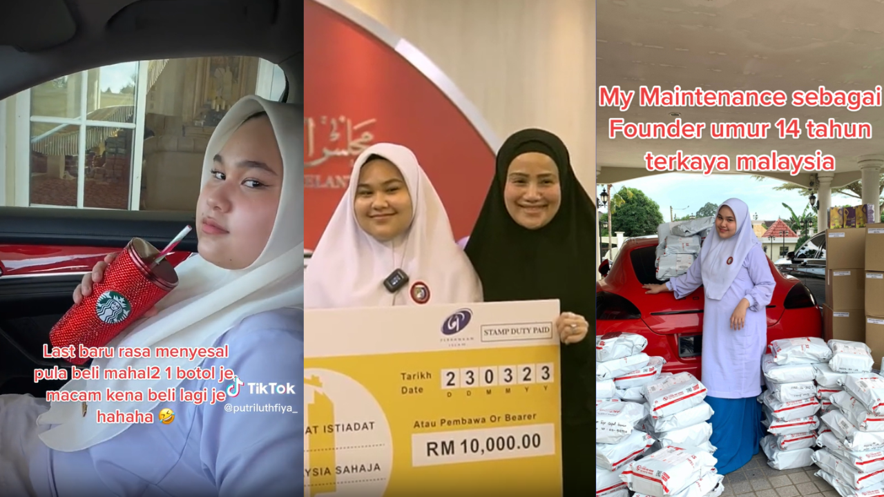 14 Y.O Kelantanese Girl Becomes Rich By Selling Slimming Products 
