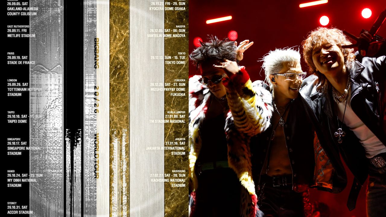 BIGBANG Confirm Kuala Lumpur Stop For 2026–2027 World Tour After Nearly A Decade Away