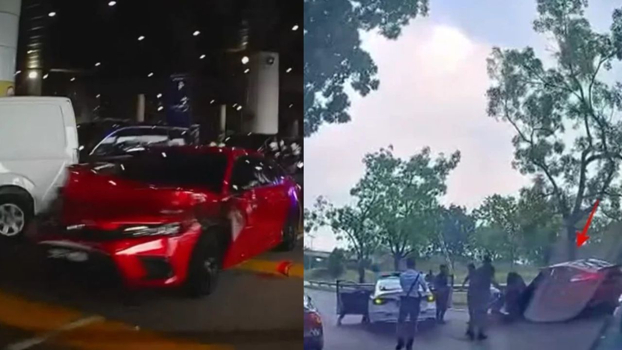 KLIA Police Chase Ends In Five-Car Crash As Wanted Driver With 31 ...