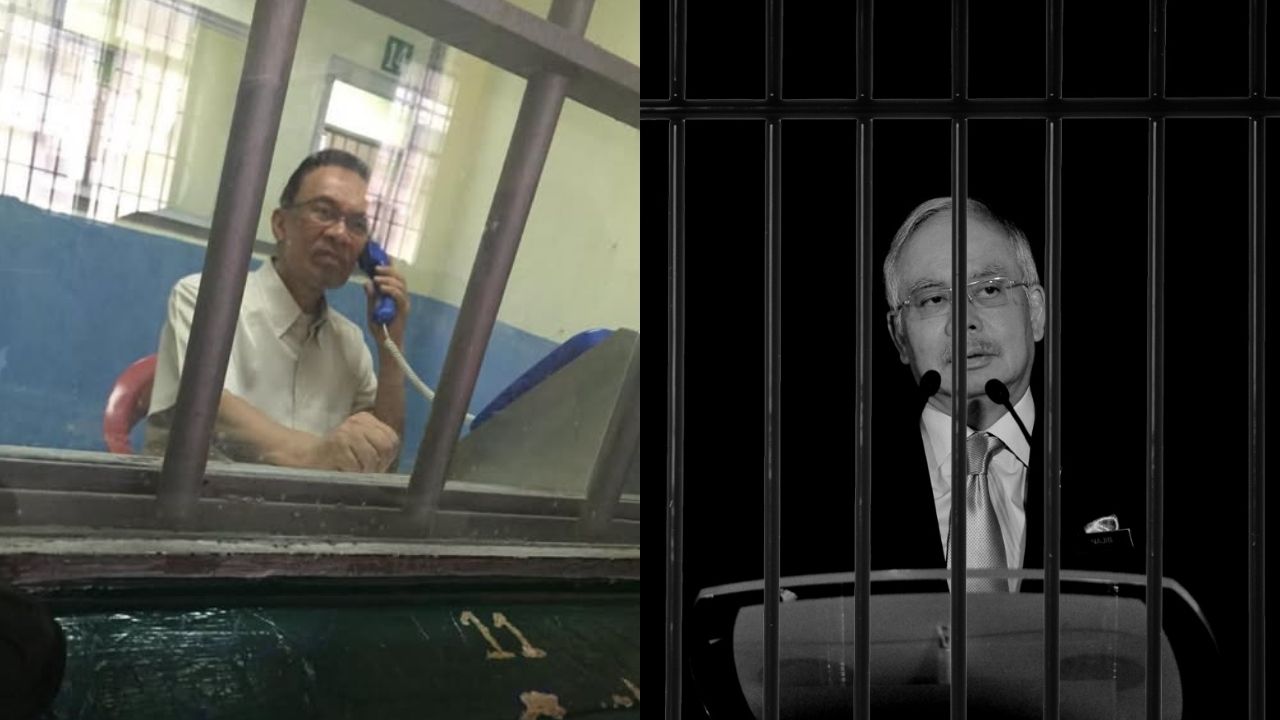 Anwar’s Prison Throwback Draws Attention As Najib’s House Arrest Raises Questions