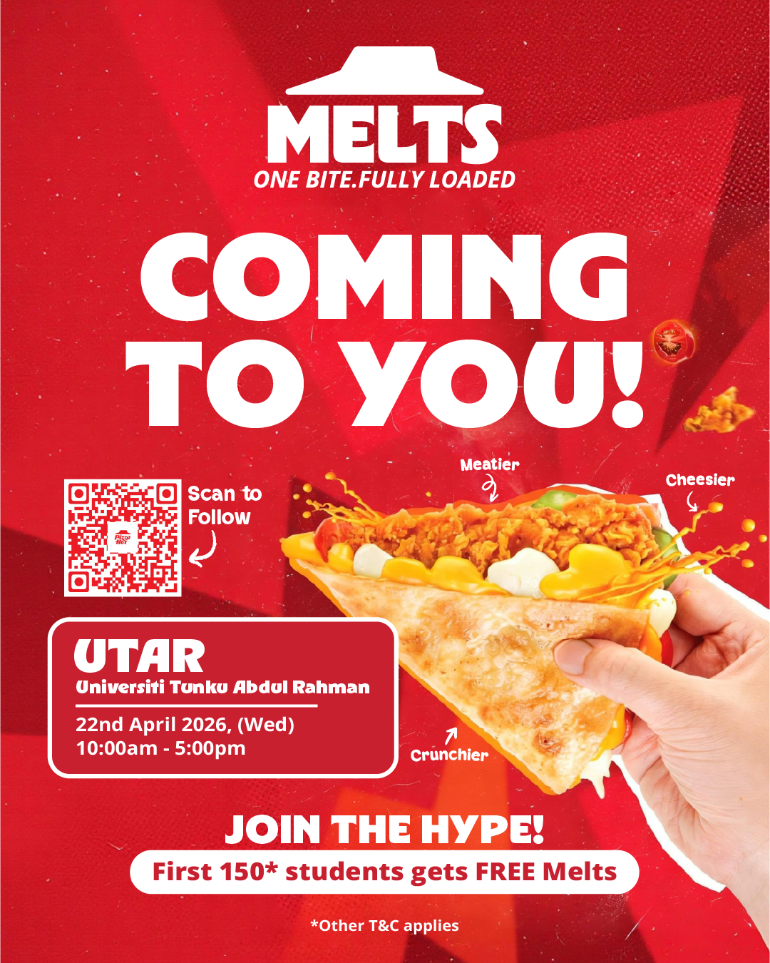 Melts Pulls Up To Campus @UTAR Sg Long
