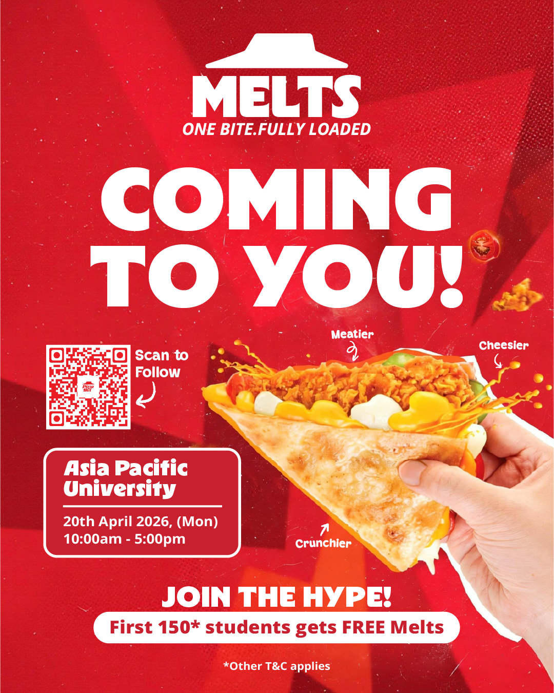 Melts Pulls Up To Campus @ Asia Pacific University
