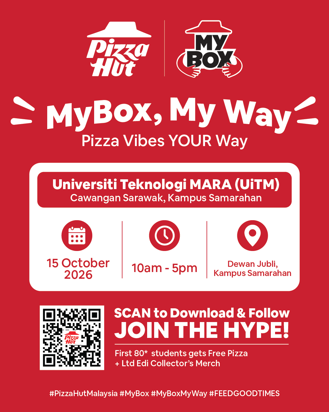 Pizza Hut My Box @ UiTM Samarahan