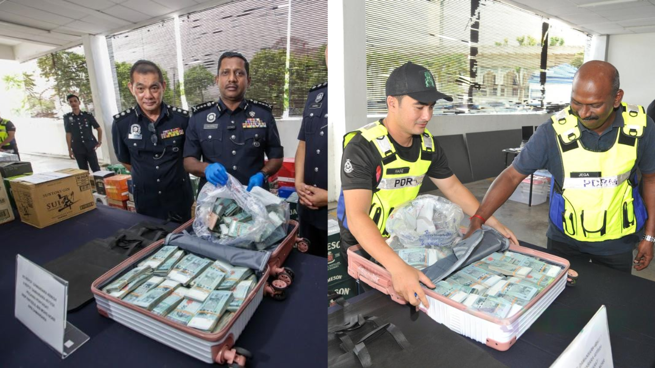 PDRM On The Lookout For Owner Of Mysterious Suitcase Filled With RM500K In Cash