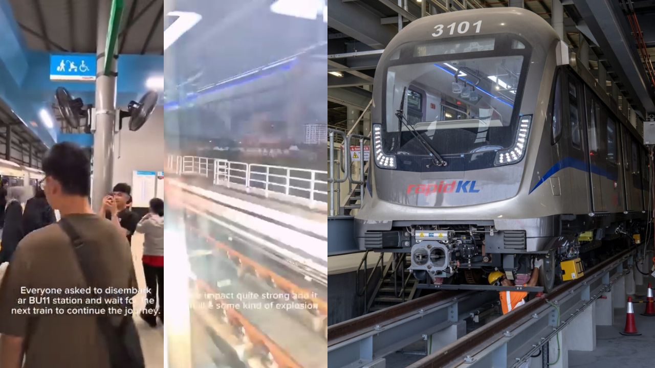 Rapid KL Confirms Cause Of LRT3 Sparks And Loud Bang Incident On Shah Alam Line