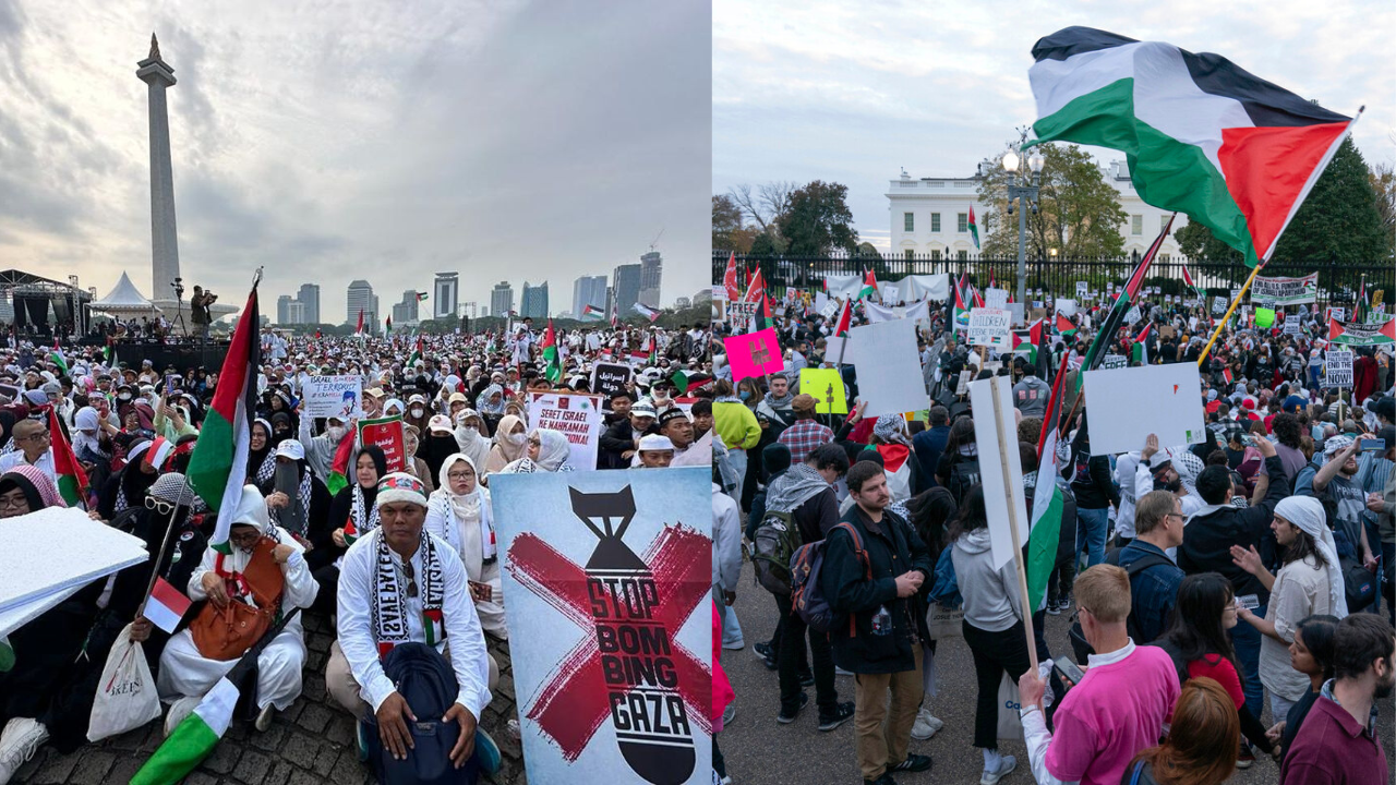 Millions Gather Around The World Protesting On The Attack Of Palestine ...