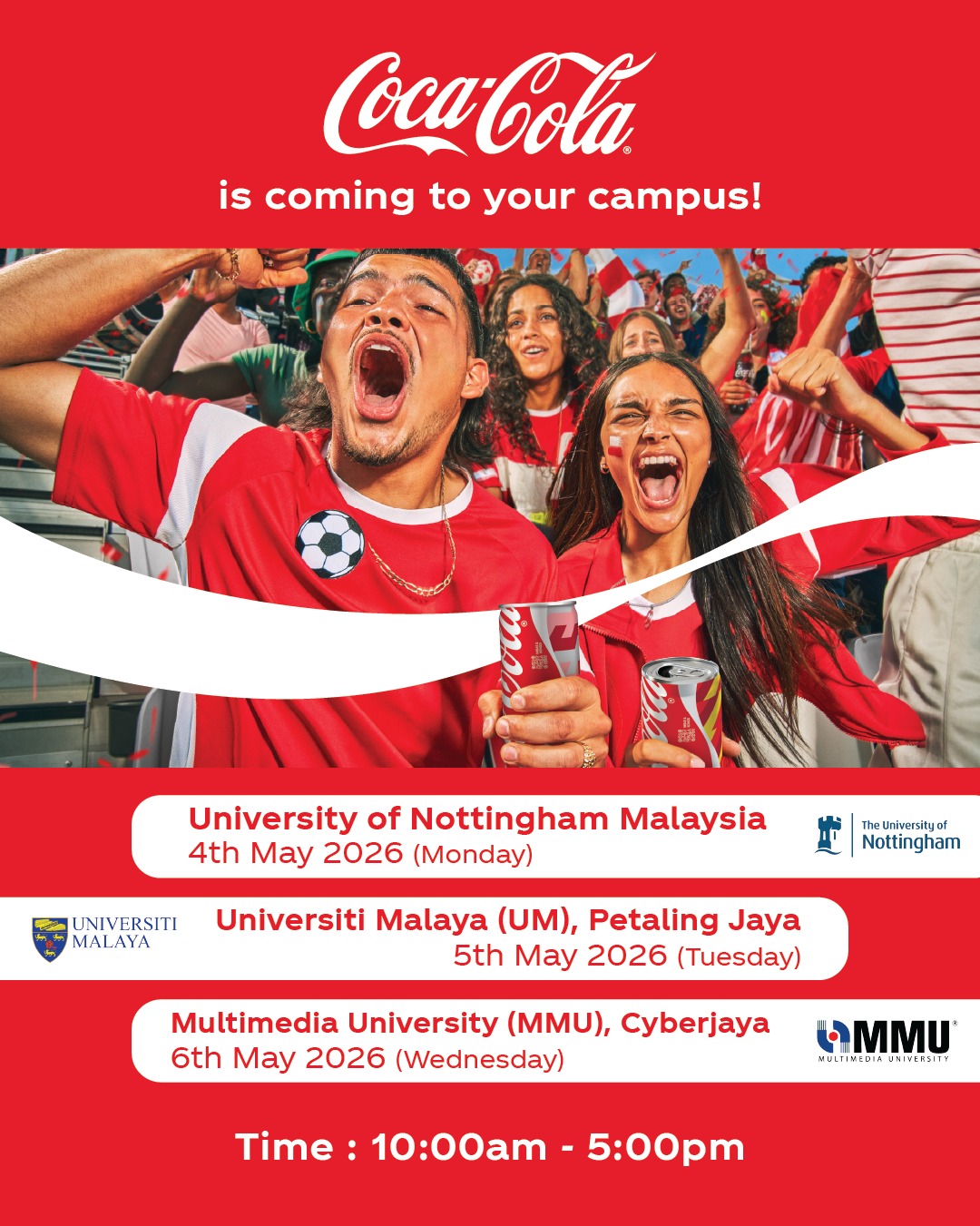 Coca Cola FIFA Campus Tour @Nottingham University & MMU!
