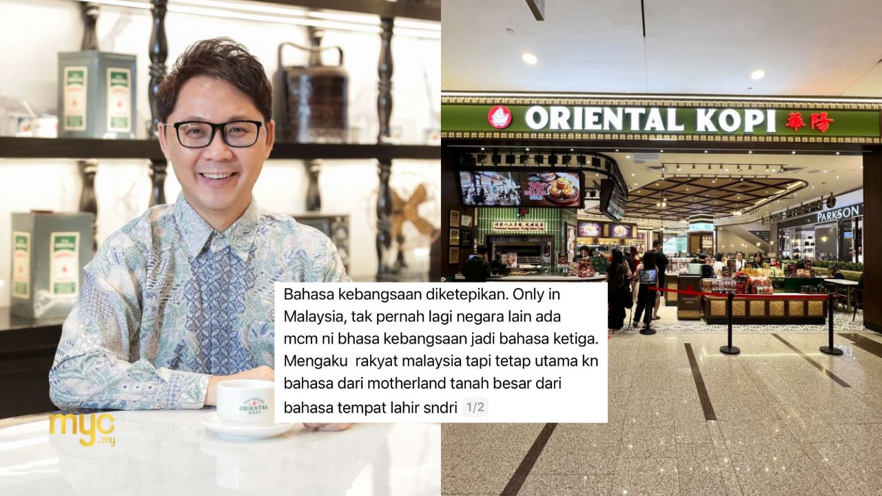 Oriental Kopi Apologises Over Menu Without Bahasa Malaysia, Promises New Design
