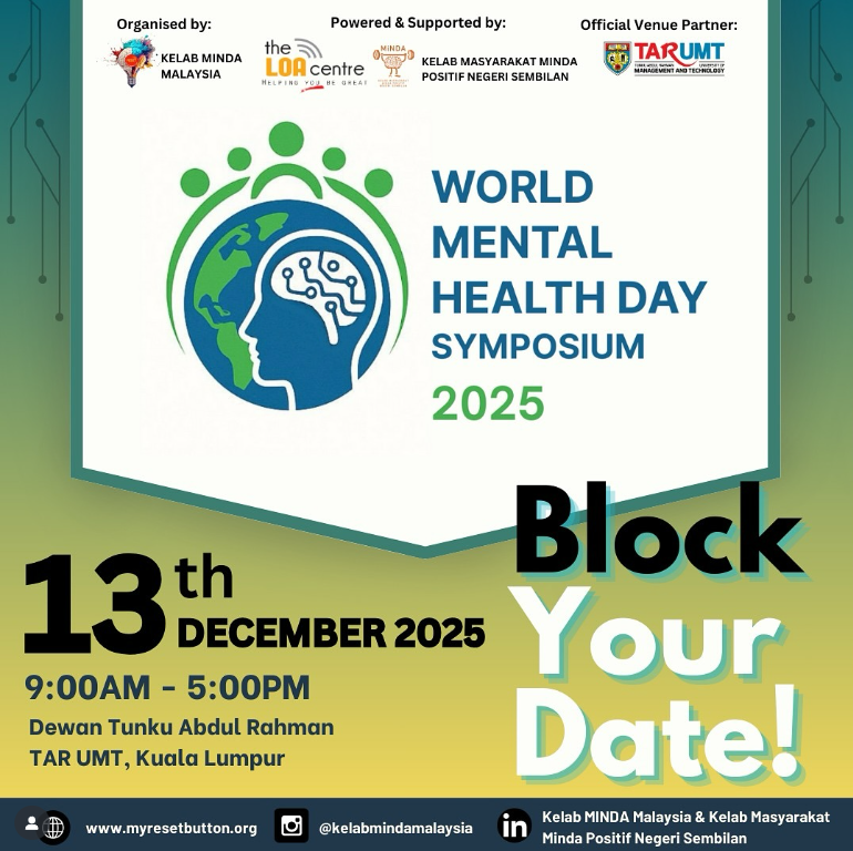 WORLD MENTAL HEALTH DAY SYMPOSIUM 2025 @ TARUMT Setapak • MYC ...