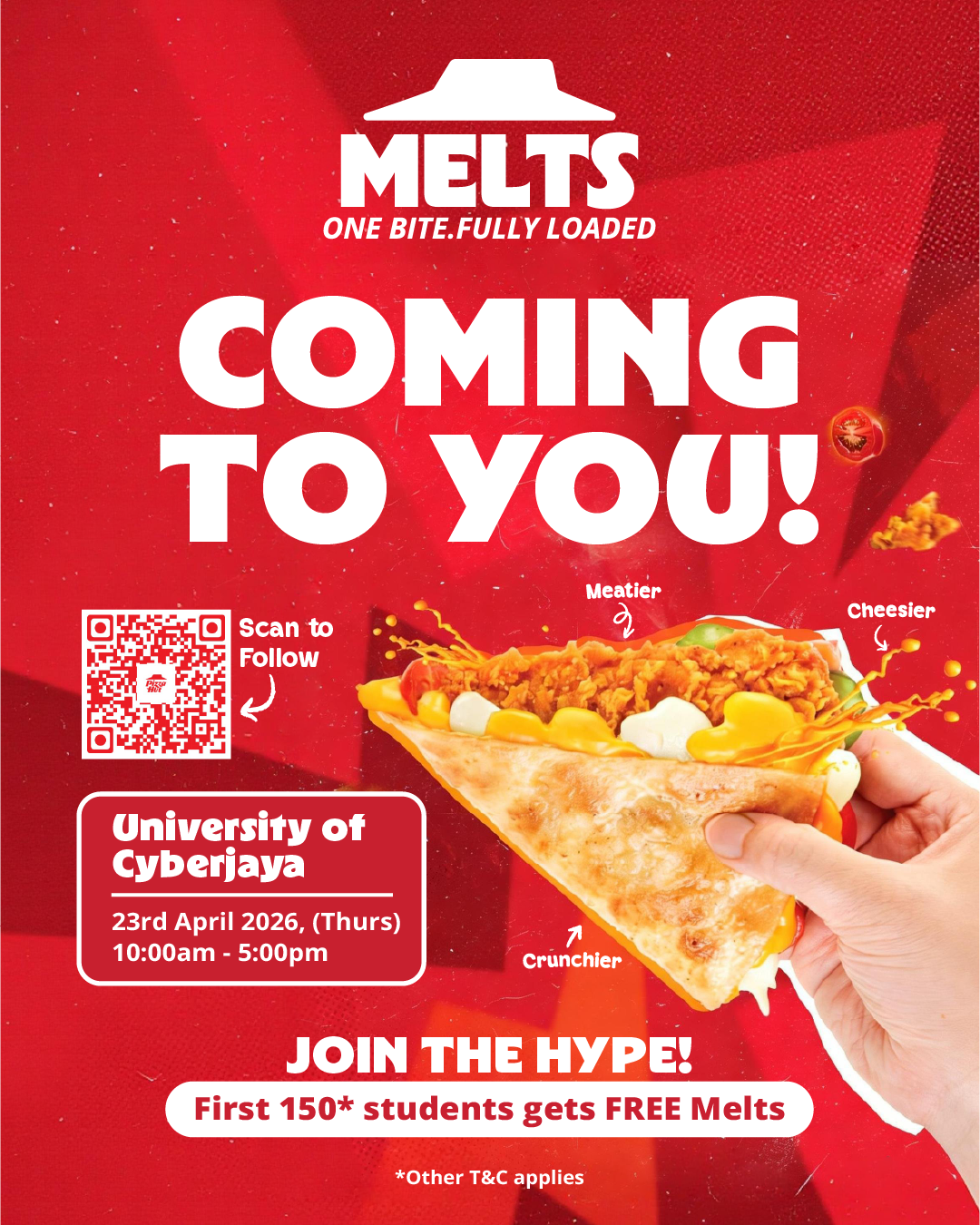 Melts Pulls Up To Campus @ University of Cyberjaya