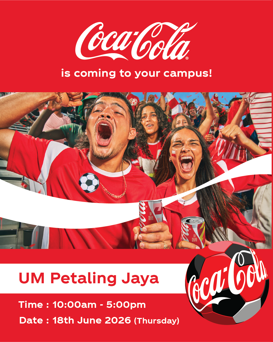 Coca Cola FIFA Campus Tour @ Universiti Malaya