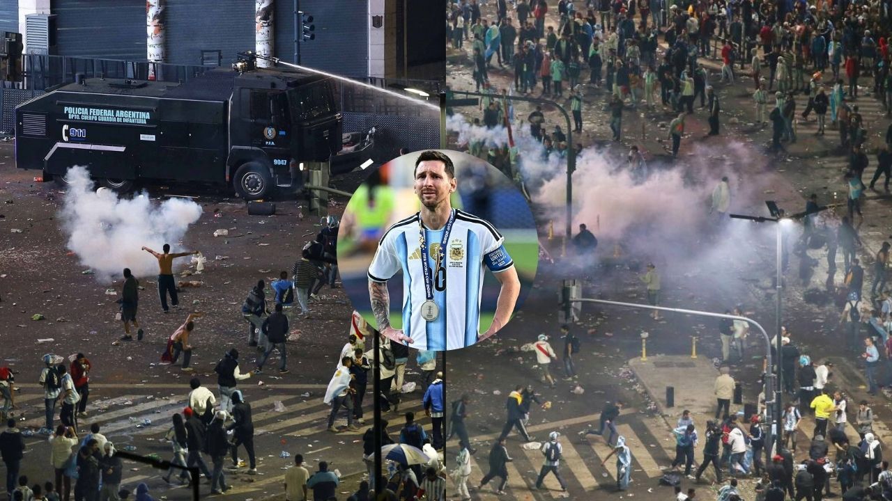 Argentina Fans Clash With Police In Buenos Aires After World Cup Final Defeat To Spain