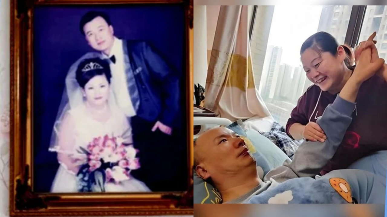 A Decade Of Devotion: Wife's Persistence Pays Off As Husband Awakens From Coma In China For A Sweet Reunion