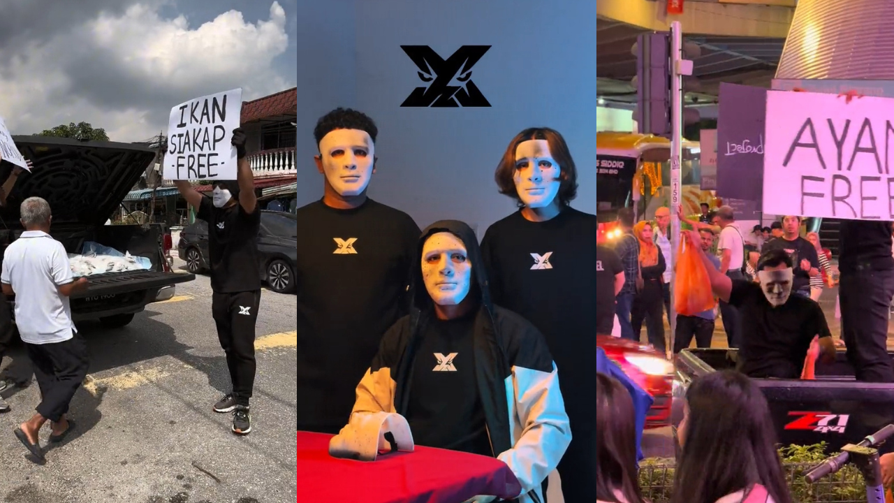 Introducing XYZ: Anonymous Masked Men On A Mission To Provide Basic Necessities For Malaysians