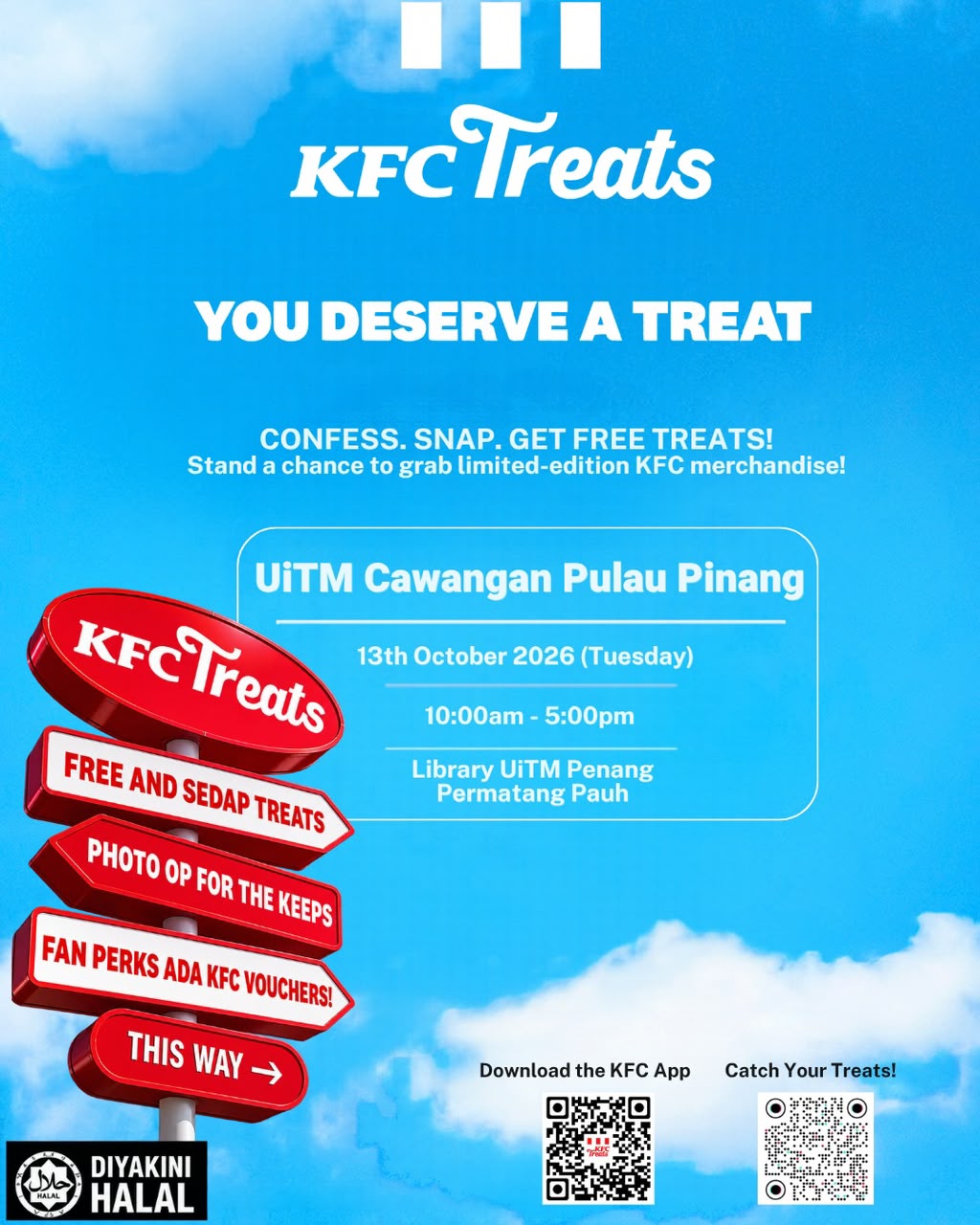KFC Treats @ UiTM Pulau Pinang