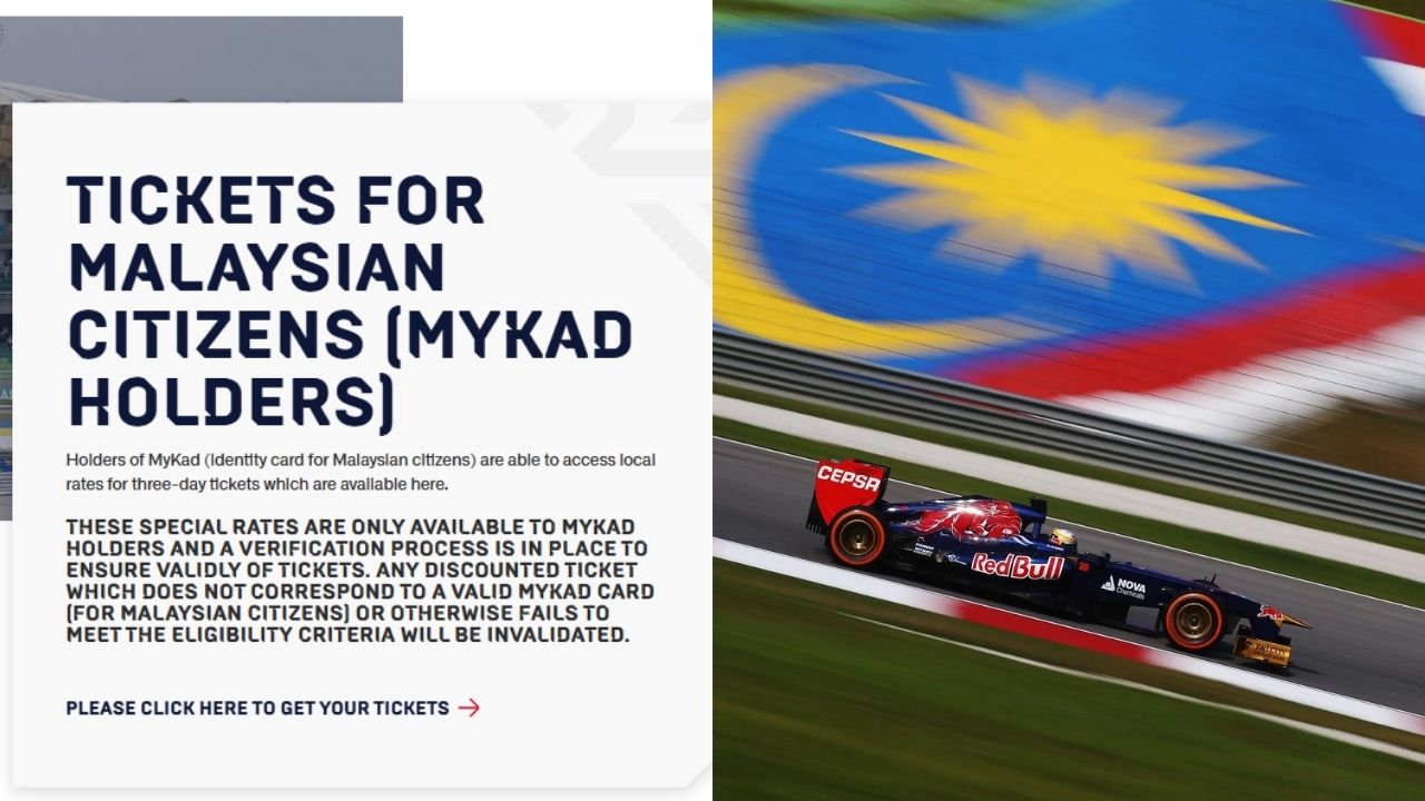 F1 Bahrain GP Malaysia 2026 Tickets Start From RM200 For MyKad Holders