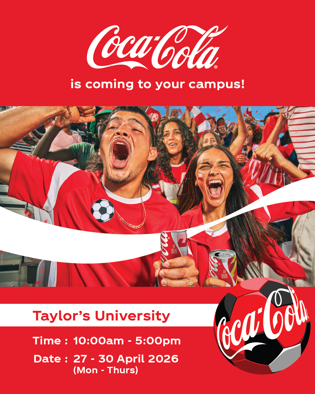 Coca Cola FIFA Campus Tour @ Taylor's University
