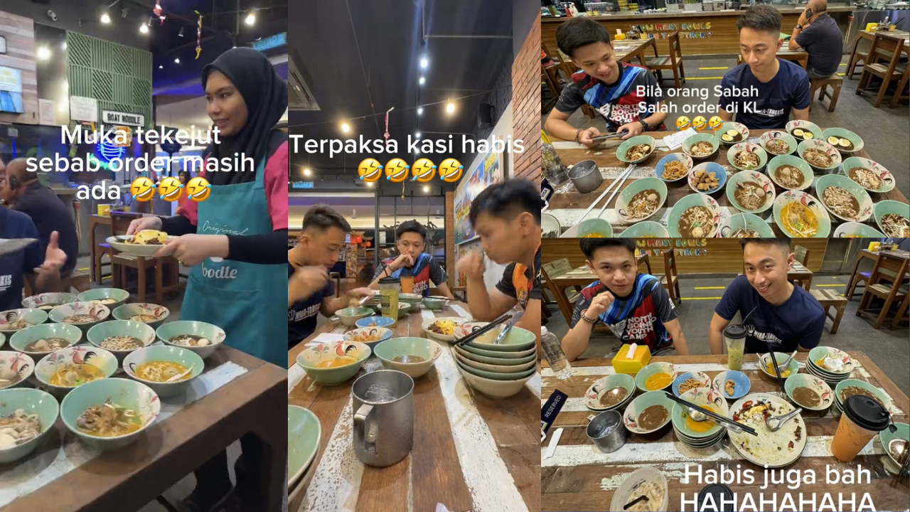 Sabahan Trio Accidentally Orders 28 Bowls Of Noodles After Getting Confused By The Order Sheet