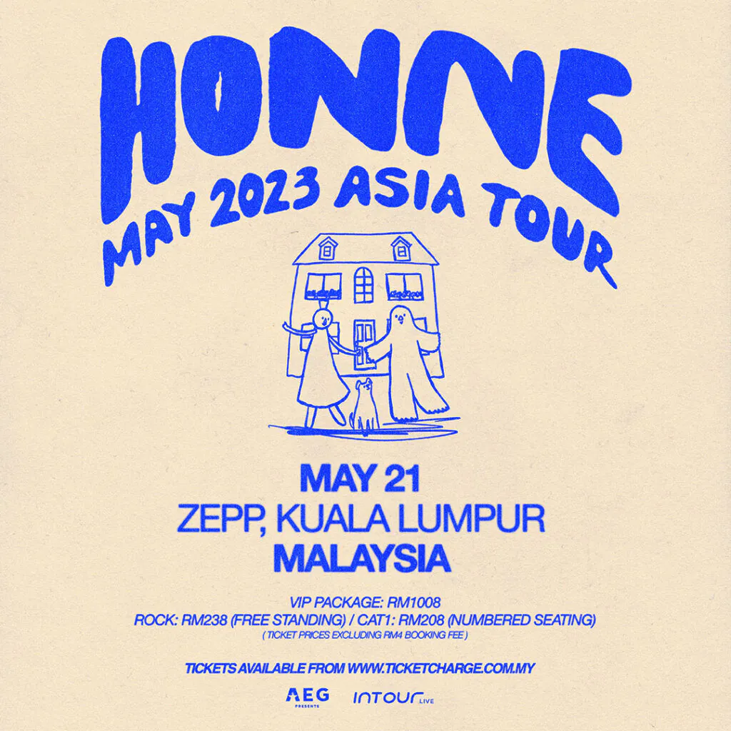 Drop All Your Plans As HONNE Is Coming To KL This May!