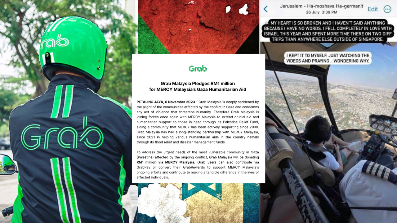 You’re telling us that it took a controversy to help donate funds to help Palestine? Shame on Grab.