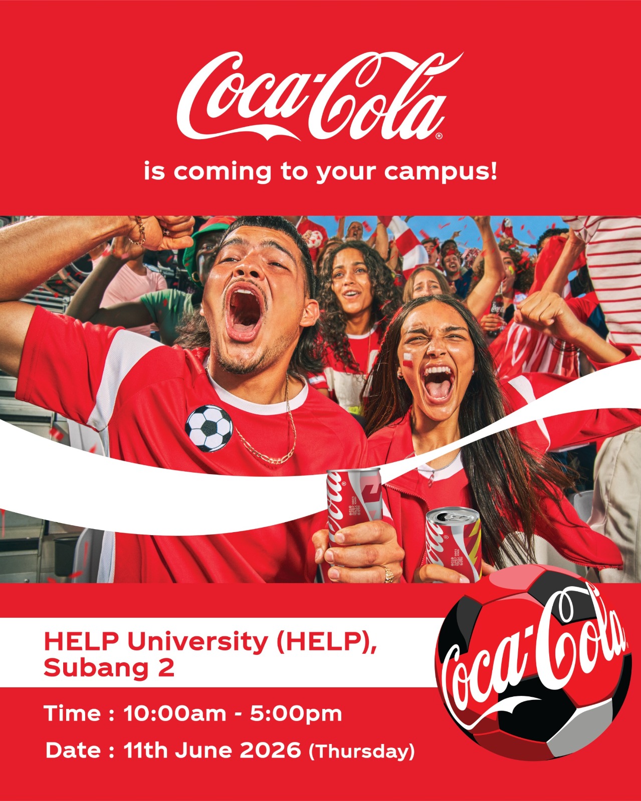 Coca Cola FIFA Campus Tour @ HELP Subang 2