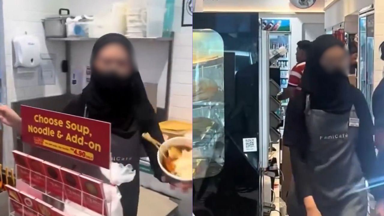 FamilyMart Staff Suspended After Viral Soup-Throwing Incident Involving Delivery Rider