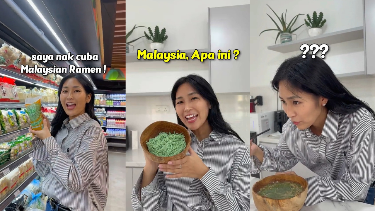 Japanese Influencer Attempts To Make ‘Malaysian Ramen’… But By Using Cendol