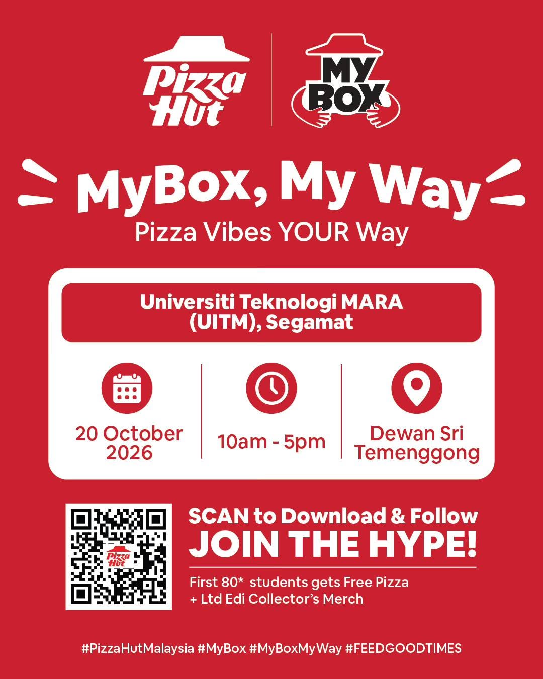 Pizza Hut My Box @ UiTM Segamat