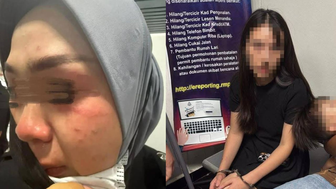 Police have taken over the case after the officer suffered a bruise beneath her left eye.