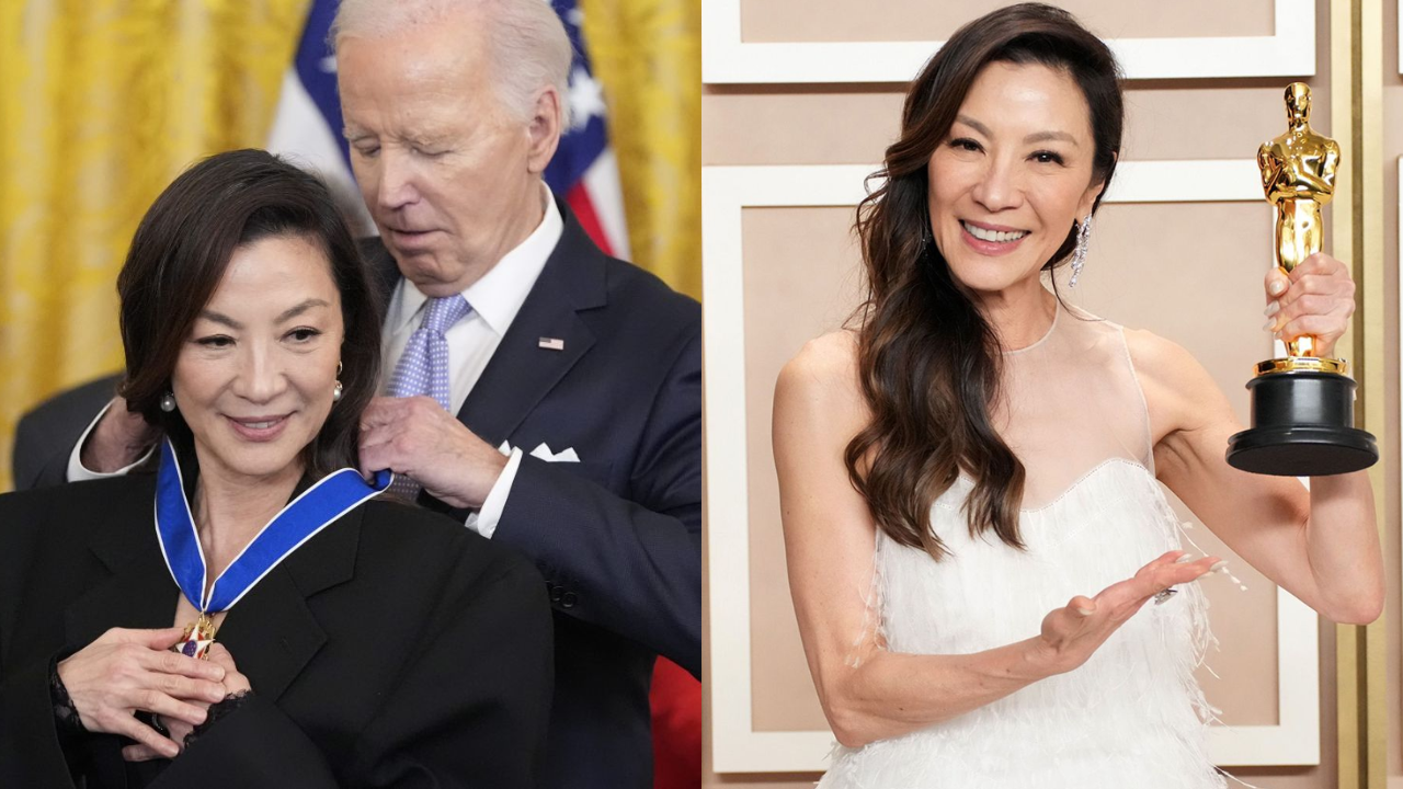 Fans Criticize Michelle Yeoh's Acceptance Of Presidential Medal Of Freedom From Joe Biden