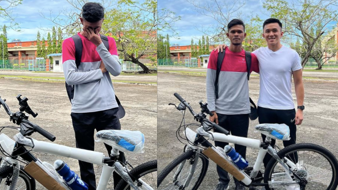 #Heartwarming: Sabahan Influencer Gifts FoodPanda Rider A Bicycle 