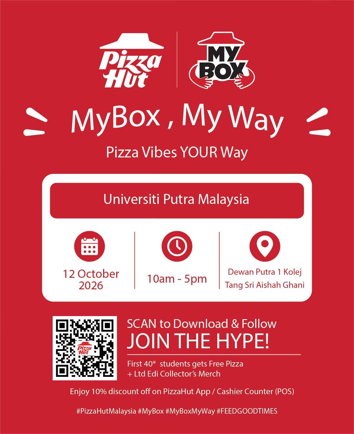 Pizza Hut My Box @ UPM