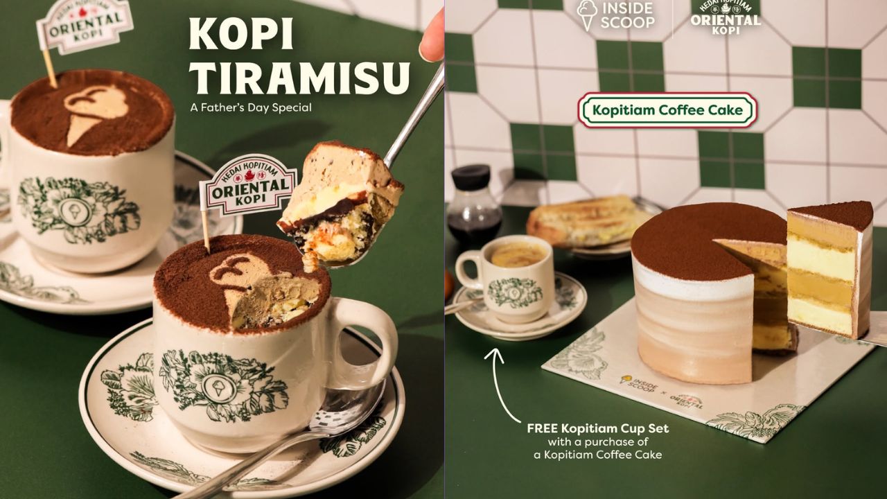 Inside Scoop Teams Up With Oriental Kopi To Turn Classic White Coffee Into Ice Cream and Cake For Father’s Day