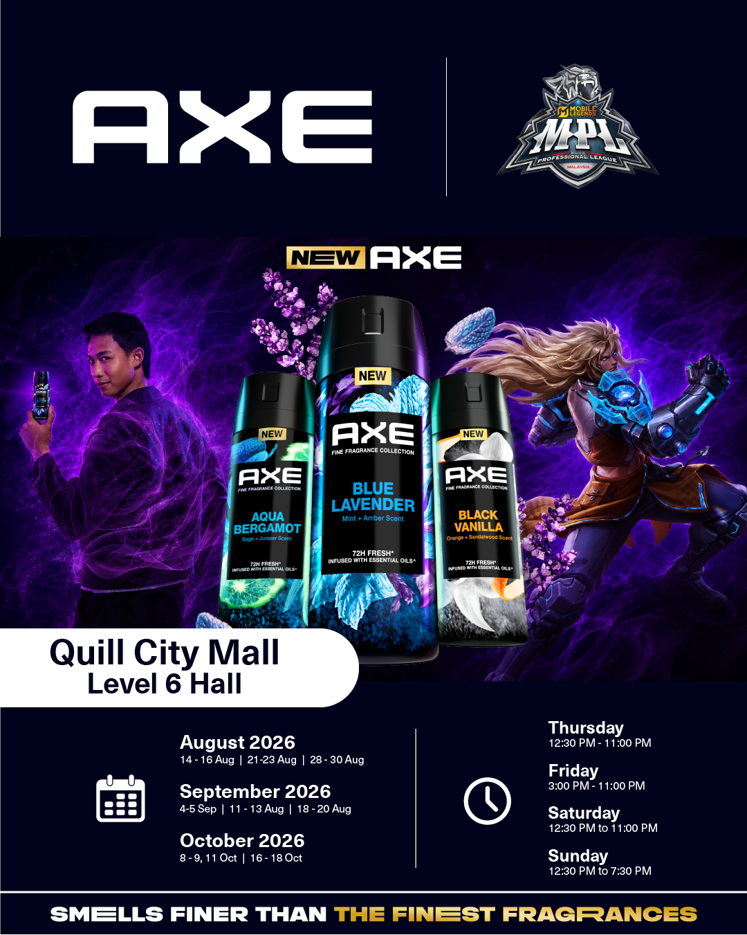 Body Axe Spray Roadshow 2026