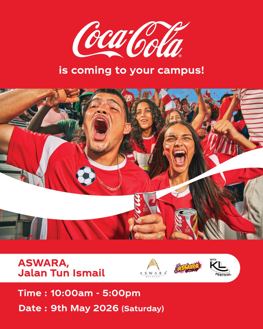 Coca Cola FIFA Campus Tour @ ASWARA!