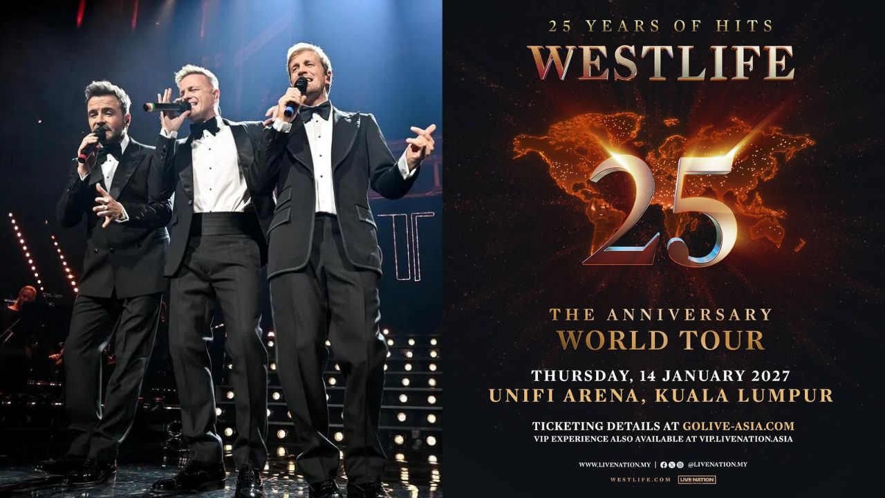 Westlife Is Coming Back To KL For Their 25th Anniversary World Tour In January 2027