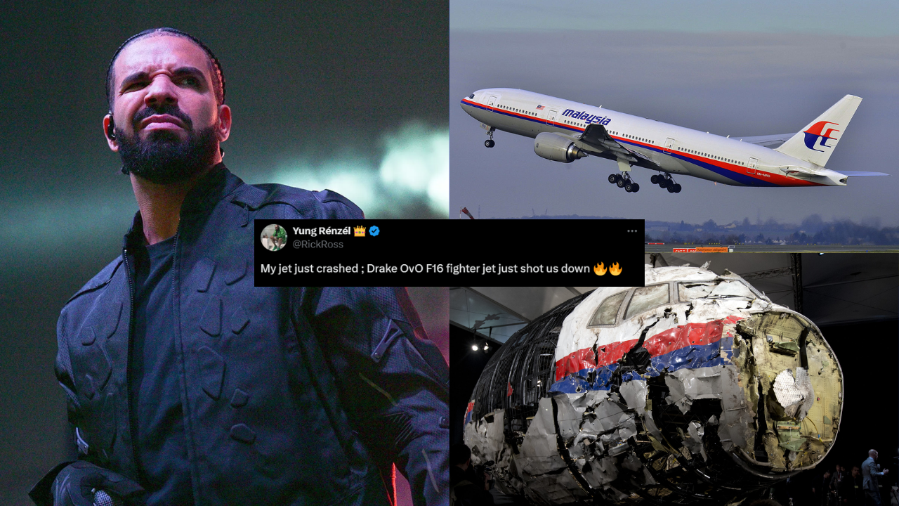 Many referenced MH370 as part of the diss but it could in fact be about MH17 if you look at Rick Ross’s tweet. 