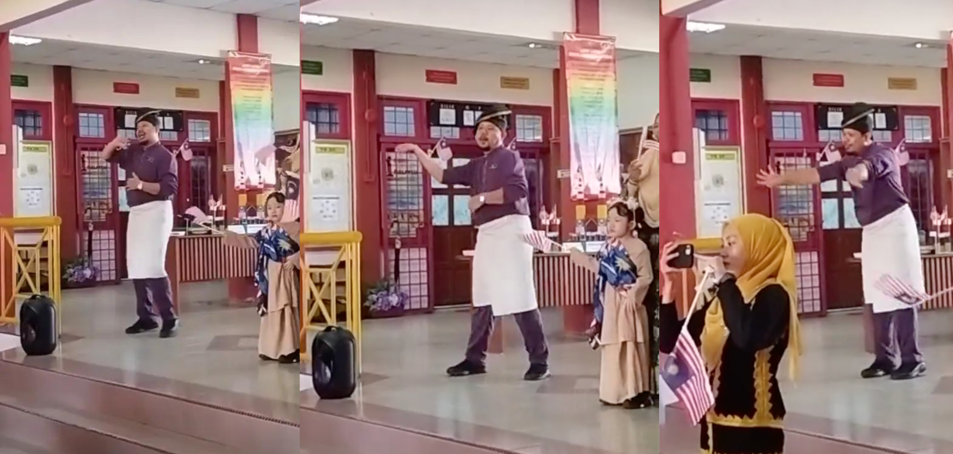 A passionate teacher had gone viral while performing sign language in school!